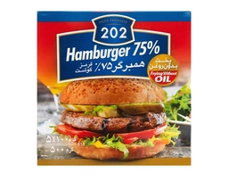 همبرگر 75% گوشت 500گرم 202