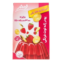 پودر ژله 100 گرم توت فرنگی فرمند