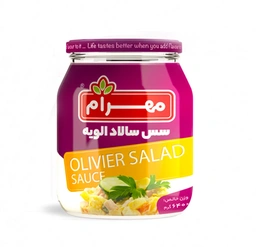 سس سالاد الویه شیشه 640گ مهرام