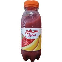 نوشیدنی اسموتی موز و توت فرنگی 300میل سن ایچ