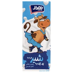 شیر کامل پرچرب فرادما 200میل هراز