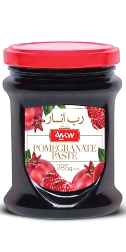 رب انار شیشه 285 گرم سمیه