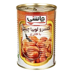 کنسرو لوبیا چیتی 430گ چاشنی